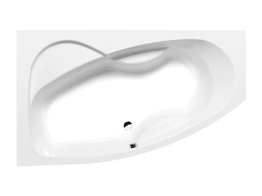Akční Nabídka MAMBA L asymetrická vana 170x100x44cm, bílá