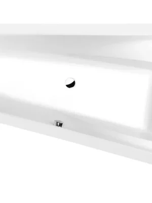 Autentický CHIQUITA R asymetrická vana 170x100x45cm, bílá