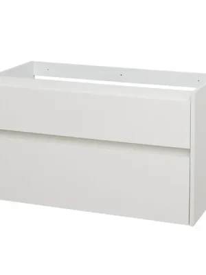 Značkový Mereo Opto Skříňka pod umyvadlo na desku bílá 2 zásuvky 1010x580x458mm
