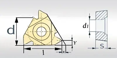 Značkový OPTIMUM Břitové destičky 60° IR 11IRA60, 5 ks