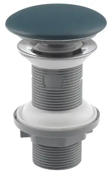 Značkový Isvea Umyvadlová výpust 5/4“, click-clack, keramická zátka, tl.20-70mm, zelená petrol - 38TP0181I