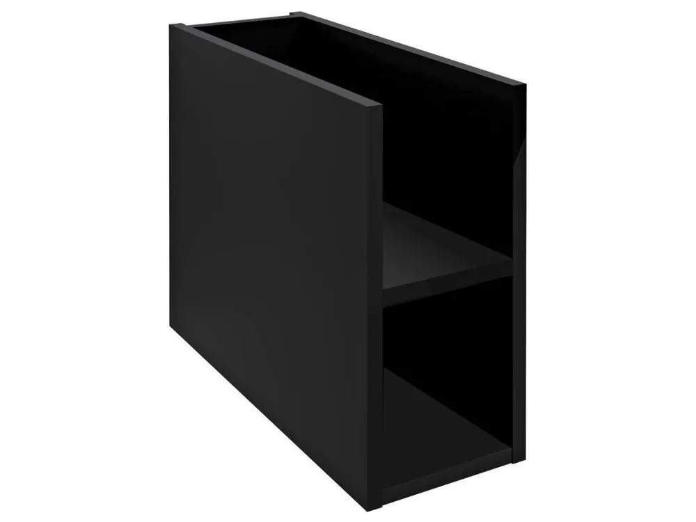 LOREA skříňka spodní policová 20x44x51,2cm, černá mat Akce