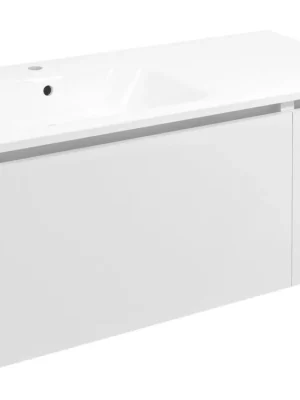 Ověřený LOREA skříňka s umyvadlem 101x46x51,5cm (70+30cm), levá, bílá mat