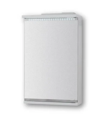 Cenově Výhodný Vrchní zrcadlová skříňka NICE s LED osvětlením, 40 cm, 15 cm, 64 cm