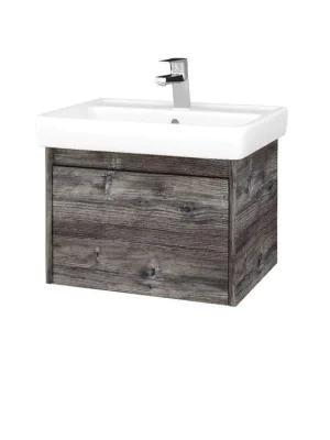 Značkový Koupelnová skříňka BONO SZZ 60 (umyvadlo Q) - D10 Borovice Jackson / Úchytka T33 / D10 Borovice Jackson