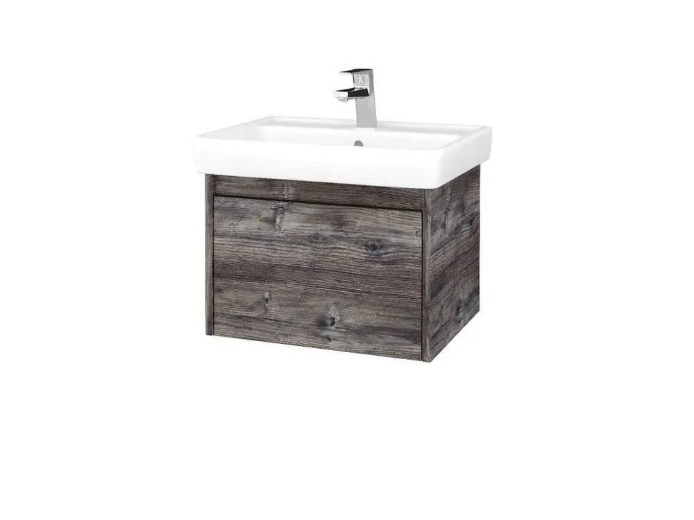 Značkový Koupelnová skříňka BONO SZZ 60 (umyvadlo Q) - D10 Borovice Jackson / Úchytka T33 / D10 Borovice Jackson