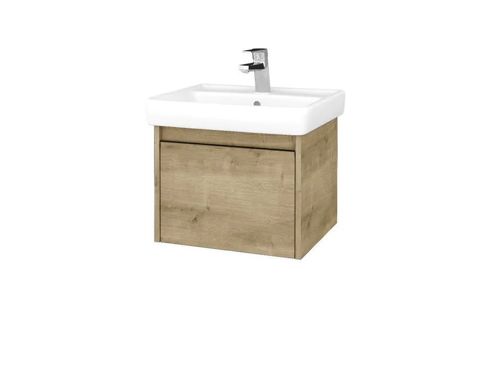 Značkový Koupelnová skříňka BONO SZZ 55 (umyvadlo Q) - D09 Arlington / Úchytka T33 / D09 Arlington