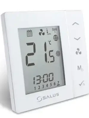 Značkový Bezdrátový termostat pro ovládání Fan Coilů, napájení 230 V, Giacomini FC600