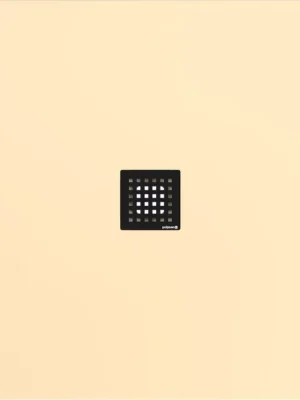 Značkový FLEXIA vanička z litého mramoru s možností úpravy rozměru, 100x100cm, béžová mat