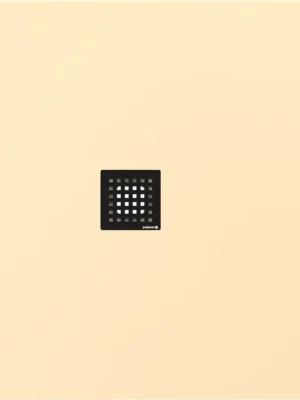 Značkový FLEXIA vanička z litého mramoru s možností úpravy rozměru, 110x100cm, béžová mat