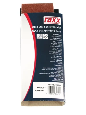 Značkový RAXX 1135965 brusné pásy 65x400 mm K60 [ 248455 ]