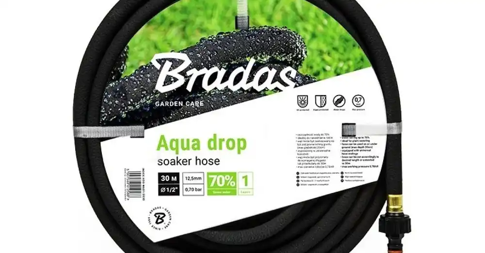 Top Prodej Bradas Zahradní zavlažovací hadice AQUA DROP 1/2 - 25 m