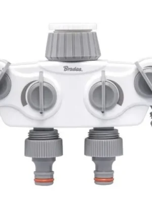 Bradas Čtyřcestný rozdělovač Bradas White Line SOLID s ventily pro kohout 1" nebo 3/4" Rychlé Dodání