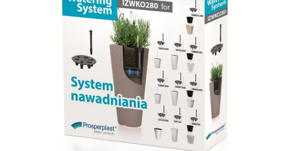 Zlevněný Prosperplast Samozavlažovací systém pro květináče IZWKO 27,7 cm