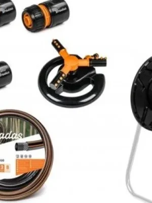 Hit Sezóny Bradas Zahradní hadice Carat 20m 1/2"  Black Line s vozíkem a příslušenstvím