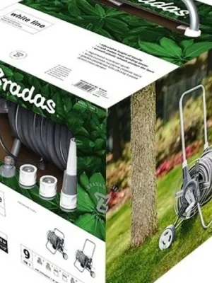 Bradas Hadice 1/2", 50 m Bradas WHITE SILVER PLUS kompletní set s vozíkem Bezpečná Platba