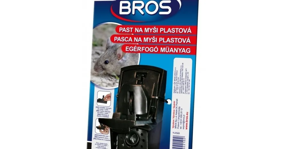 Poslední Šance Bros Plastová past na myši