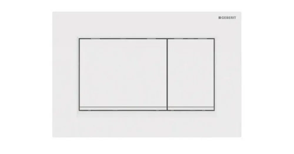 Geberit Deska ovládací GEBERIT SIGMA 30 bílá, proužek bílá mat 115.883.11.1 Super Cena