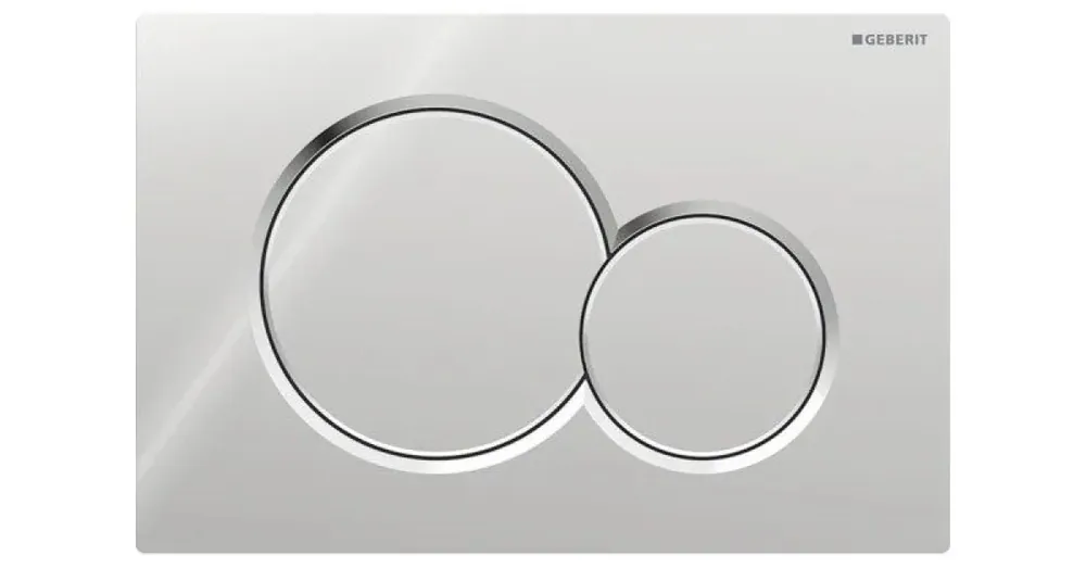 Geberit Ovládací tlačítko Sigma01 chrom/lesklý, kulatá tlačítka,  115.770.21.5 Dokud Zásoby Vydrží