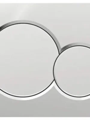 Akční Nabídka Geberit Ovládací tlačítko Sigma01 chrom lesk/mat, kulatá tlačítka,  115.770.KA.5