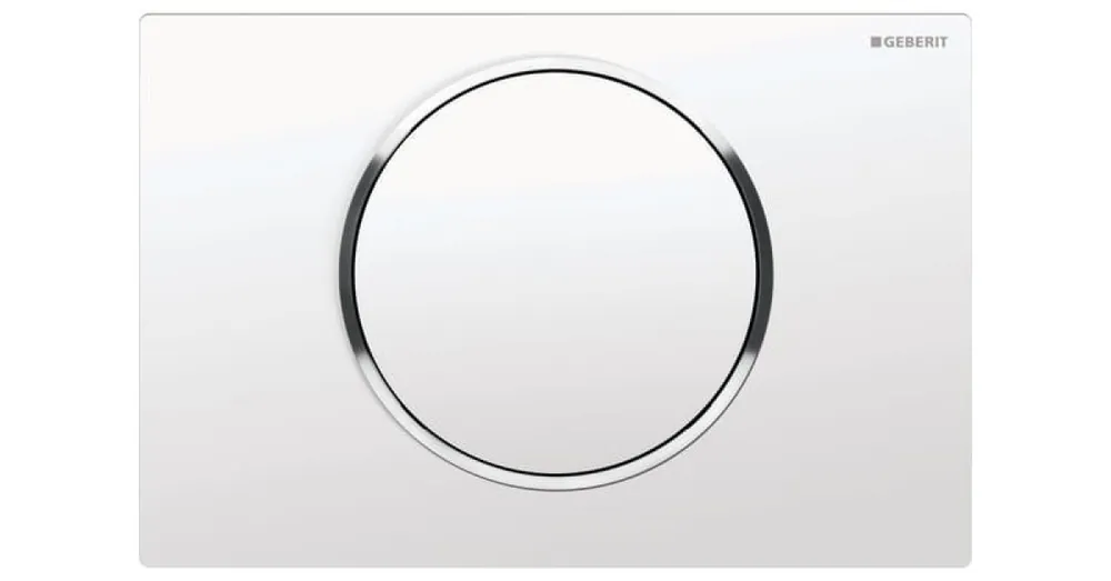 Geberit Deska ovládací GEBERIT SIGMA 10 bílá/chrom lesk, 115.758.KJ.5 Levný