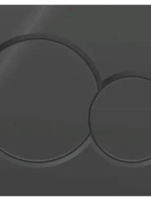 Geberit Ovládací tlačítko Sigma01 černé, kulatá tlačítka,  115.770.DW.5 Víkendová Akce