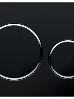 Geberit Deska ovládací GEBERIT SIGMA 20 černá/chrom lesk, 115.882.KM.1 Omezená Nabídka