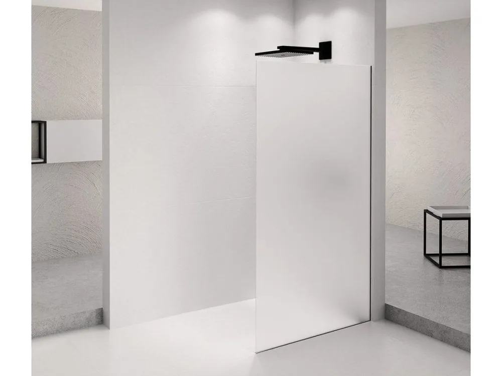 Značkový ARCHITEX BLACK MATT sprchová zástěna 1462mm, matné sklo