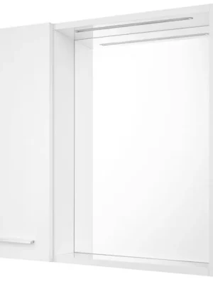 ZOJA/KERAMIA FRESH STRIP galerka s LED osvětlením, 60x60x14cm, levá, bílá Doprava Zdarma