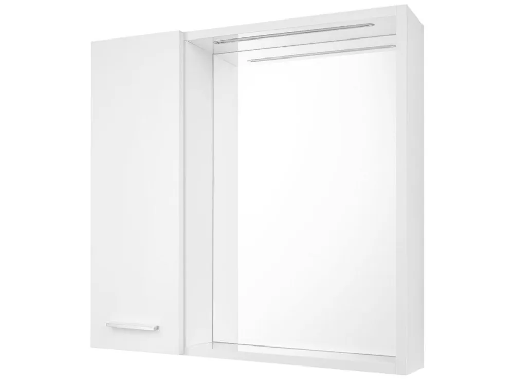 ZOJA/KERAMIA FRESH STRIP galerka s LED osvětlením, 60x60x14cm, levá, bílá Doprava Zdarma