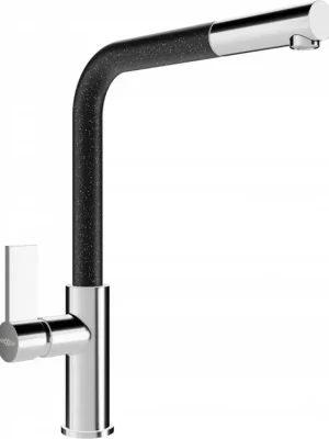 Značkový MEXEN - Flora dřezová baterie, chrom / černá melír 670401-08
