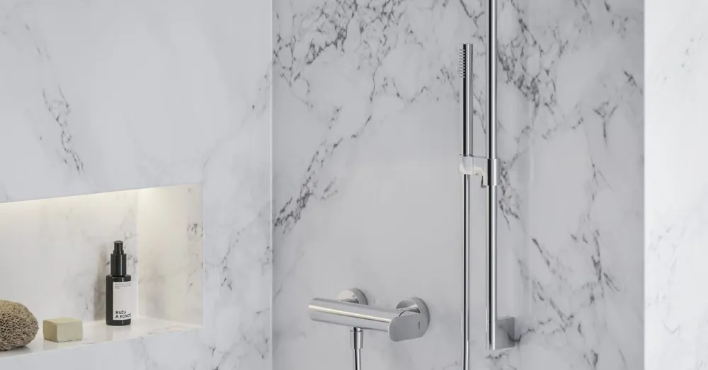 Značkový Ravak EL 032.00CR Sprchová nástěnná baterie bez sprchového setu, Chrome lesklý chrom