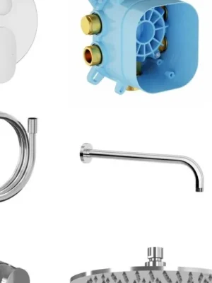 Značkový Ravak SG 090.00CR Sprchový podomítkový set, chrom lesklý chrom