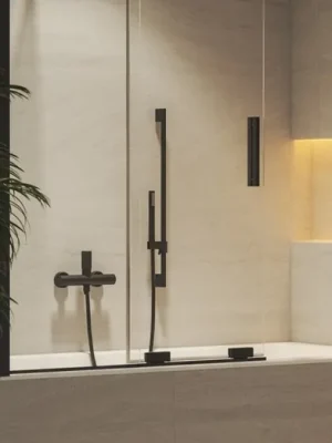 Značkový Ravak ROVS2 100, černá+transparent